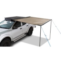 Auvent latéral Sunseeker 2.5x2m Rhino Rack, fixation rapide, bivouac